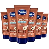 Vaseline Intensive Care Hand Crème Moisturizer for Dry Hands Hydra Replenish Made with hyaluronic acid, vitamin B3, and cocoa butter 3.4 oz 6 Count
