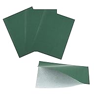 Restaurantware Bag Tek 6.3 x 4.7 Inch Double Open Bags 100 Small Deli Paper Sheets - Disposable Greaseproof Forest Green Paper Deli Wrap Liners For Snacks Cookies And More