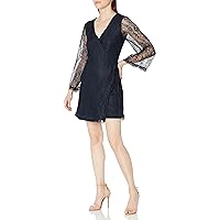 cupcakes and cashmere Women's Lesley Lace Wrap Dress