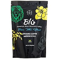 Blú - Jamaica Blue Mountain Coffee ''Pure Vibes'' Ground Blend/Medium Roast (Jamaican, Brazilian & Colombian)
