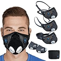 RZ Mask M3 Reusable Dust Mask and F3 Filter Replacement Bundle - Woodworking, Landscaping, Sanding