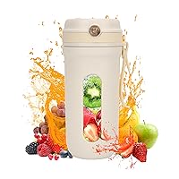 Portable Blender, 10 Blades in 3D Juicer Cup for Juice Shakes and Smoothies, 340ml Personal Mini Juice Blender, Mini Blender, Rechargeable Home Travel Handheld Fruit Juicer