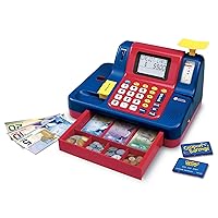 Learning Resources Canadian Version Teaching Cash Register,Red/Blue