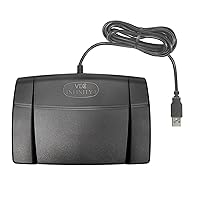 Executive Communication Systems Infinity 3 USB Foot Pedal Control with Computer Plug In, one unit