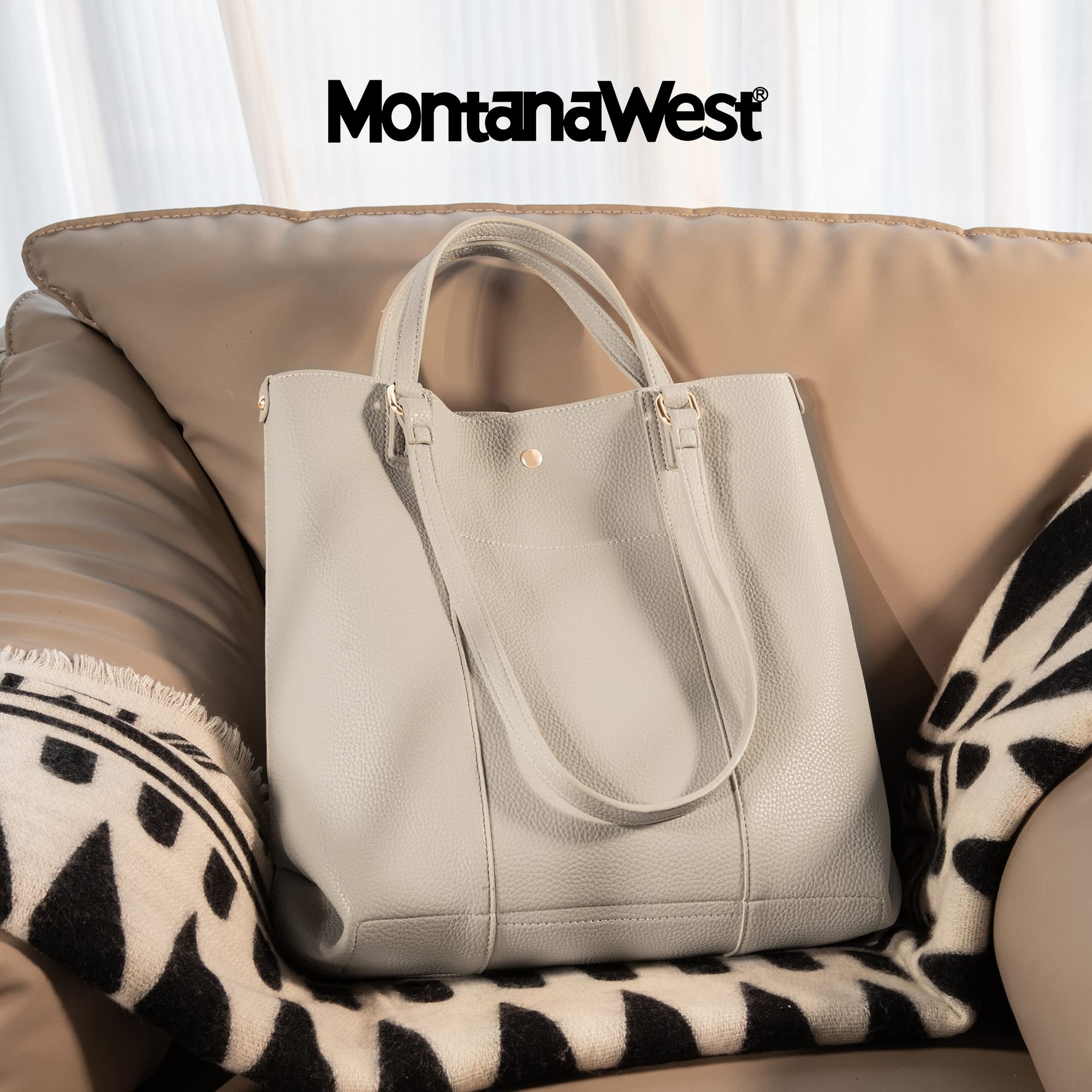Montana West Tote Bag for Women Purses and Handbags Top Handle Satchel Purse Large Shoulder Handbag