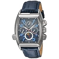 Men's CV2135 Grandeur Analog Display Automatic Self Wind Blue Watch