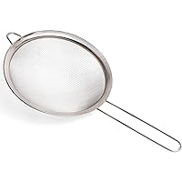 7.1 Inches Stainless Steel Strainers - 7.1 Inches Extra Fine Mesh Strainers for Kitchen - Ultra Durable Sieve, Kitchen Strainer for Sifting, Straining, Draining