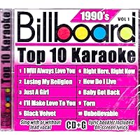 Billboard Top 10 Karaoke - 90's Vol. 1 Billboard Top 10 Karaoke - 90's Vol. 1 Audio CD