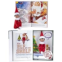 The Elf on the Shelf: A Christmas Tradition - Boy Scout Elf with Brown Eyes - Includes Artfully Illustrated Storybook, Keepsake Box and Official Adoption Certificate