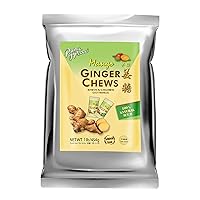 Prince of Peace Ginger Chews with Mango, 1 lb. – Candied Ginger – Mango Candy – Mango Ginger Chews – Natural Candy