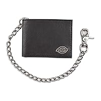 Dickies Men's Chain Trifold and Bifold Wallets