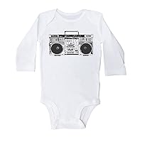 Retro Music Baby Onesie/BOOMBOX/Unisex Baby & Toddler Bodysuit