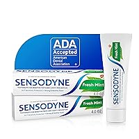 Fresh Mint Sensitive Toothpaste, ADA Accepted Toothpaste for Cavity Prevention and Sensitive Teeth Treatment - 4 Ounces (Pack of 2)