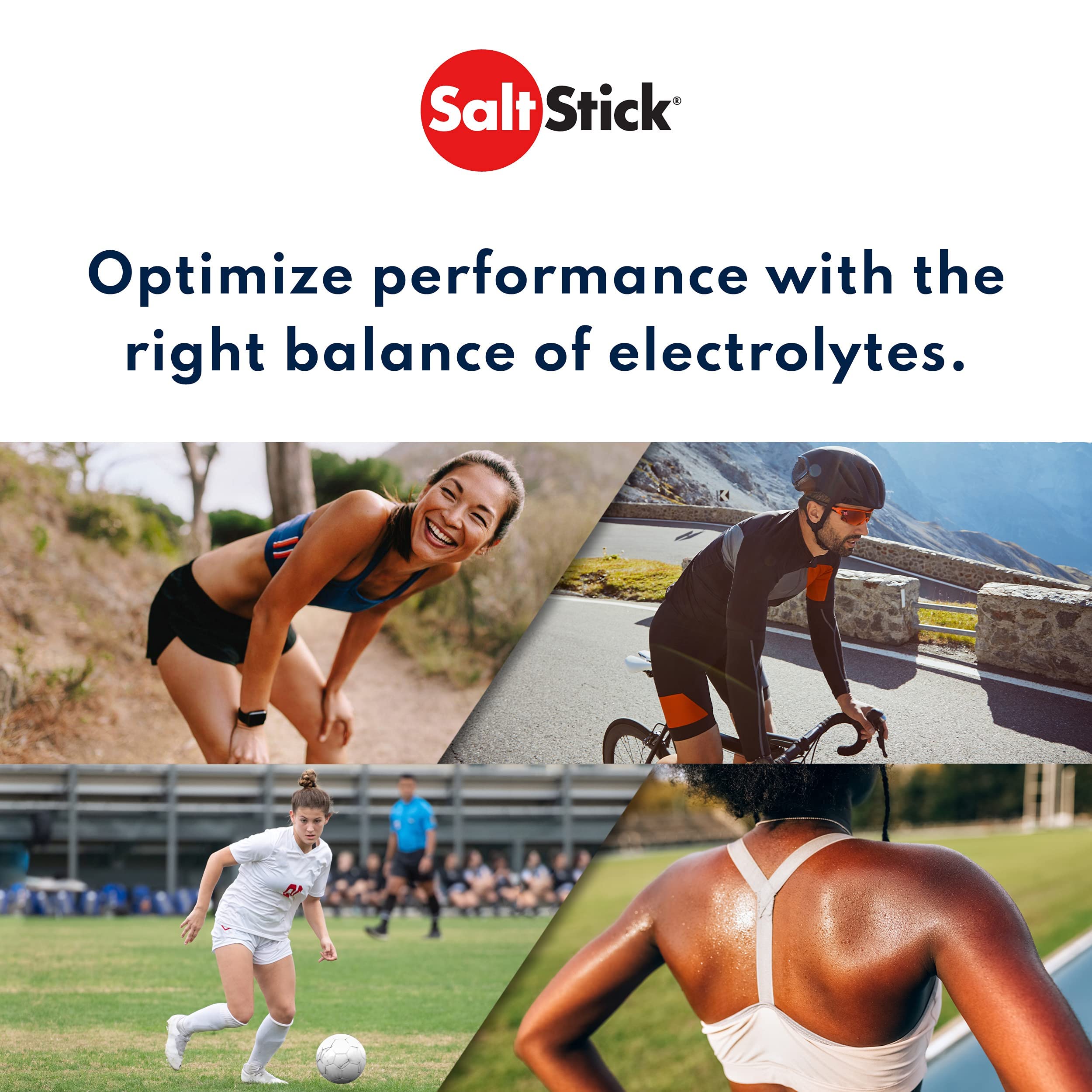 SaltStick Electrolyte Capsules - Salt Pills and Electrolytes for Running, Hydration, Leg Cramps Relief, Sports Recovery, Hiking Essentials - Salt, Magnesium, Potassium, Vitamin D3 - 100 Capsules