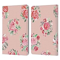 Head Case Designs Officially Licensed Ninola Sweet Roses Floral 2 Leather Book Wallet Case Cover Compatible with Kindle Paperwhite 1/2 / 3