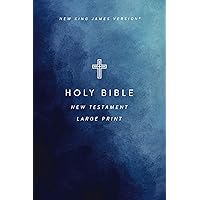 NKJV Large Print Outreach New Testament Bible, Cross Softcover, Comfort Print NKJV Large Print Outreach New Testament Bible, Cross Softcover, Comfort Print Paperback