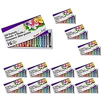 Pentel Arts Oil Pastels, 16 Per Box, 12 Boxes (PENPHN16BN)