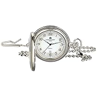 Charles-Hubert, Paris 3554 Two-Tone Quartz Pocket Watch