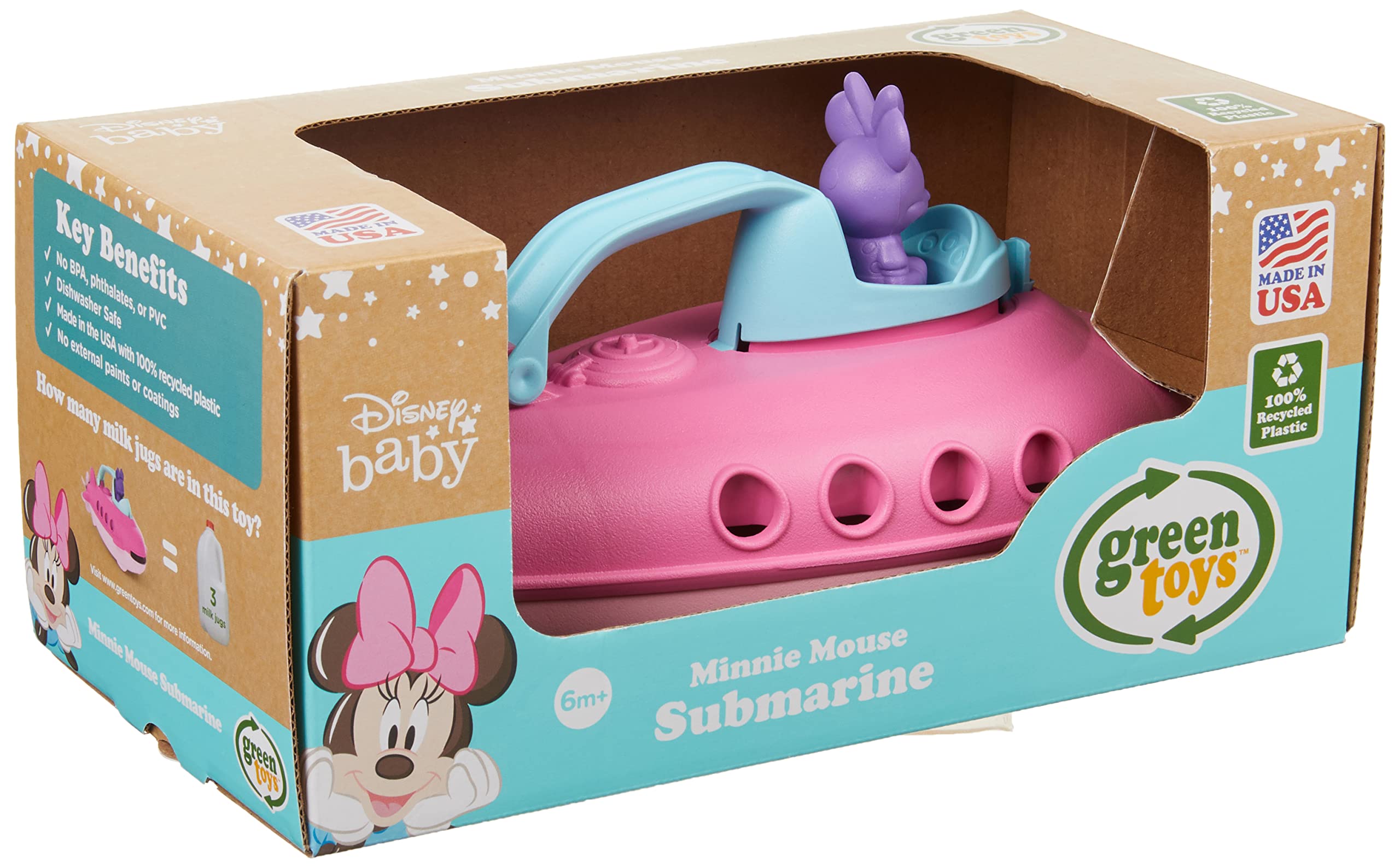 Green Toys Minnie Mouse Submarine - Minnie Pink Top Only
