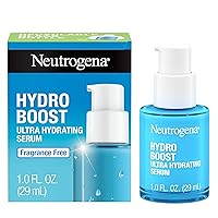 Neutrogena Hydro Boost Ultra Hydrating Serum with Hyaluronic Acid, Fragrance-Free Face Serum for Weightless Hydration and Softer, Glowing Skin, Non-Comedogenic, 1 fl. oz
