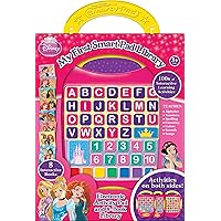 Disney Princess Cinderlla, Rapunzel, Belle, and more! - My First Smart Pad Library Electronic Activity Pad and 8-Book Library - PI KIds