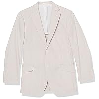Kroon Men's Jack Aim Active Inspired Movement Combed Cotton Seersucker Suit Separate Coat Modern Fit