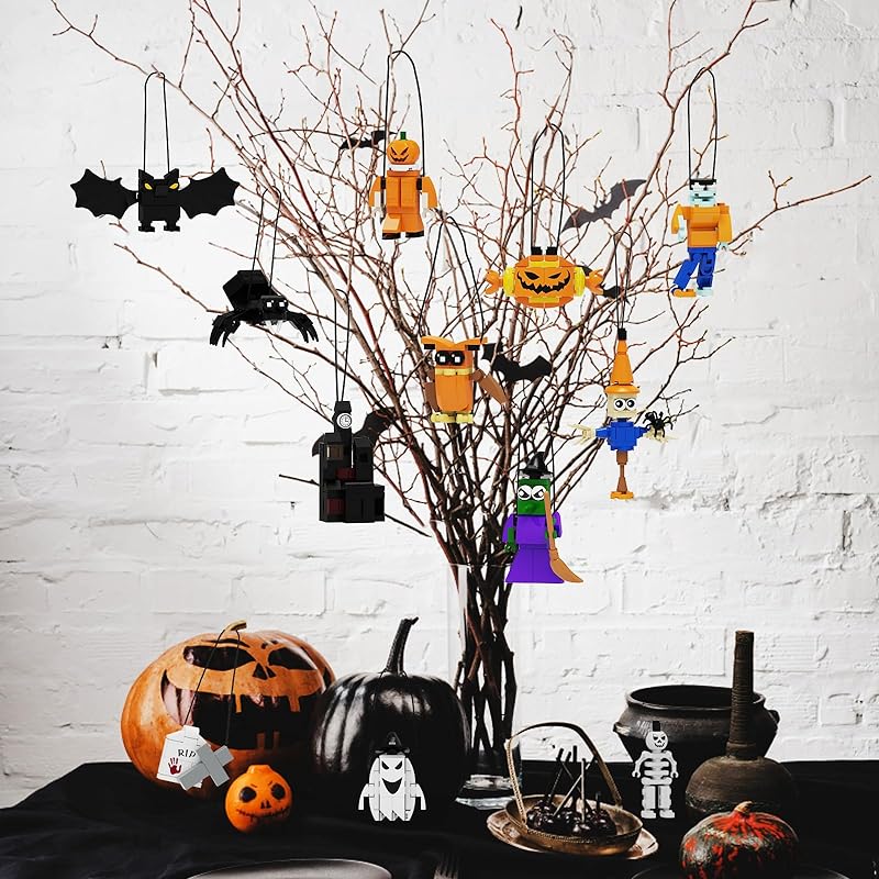 Mua Halloween Ornaments Building Kit, Halloween décor with Pumpkin ...