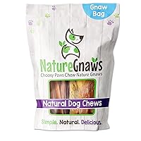 Nature Gnaws Variety Pack - Long Lasting Dog Chews for Dogs - Combo Pack of Bully Sticks, Beef Gullet and More - Dental Chews - Puppy Training Reward