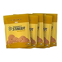 Honey Stinger Organic Mini Honey Waffles | Energy Stroopwafel for Exercise, Endurance and Performance | Sports Nutrition for Home & Gym, Pre and Post Workout | 5 Bags, 26.5 Ounce