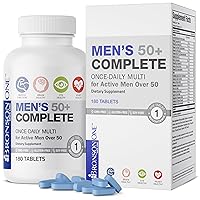 Bronson ONE Daily Mens 50+ Complete Multivitamin Multimineral, 180 Tablets