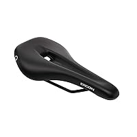 Ergon - SM Sport Ergonomic Comfort Bicycle Saddle | for All Mountain, Trail, Gravel and Bikepacking Bikes | Mens | Two Sizes | Black