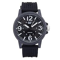 WATCHES Men's Motion Analog Display Quartz Black Watch