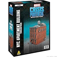 Marvel Crisis Protocol NYC Building TERRAIN EXPANSION | Miniatures Battle Game | Strategy Game for Adults and Teens | Ages 14+ | 2 Players | Avg. Playtime 90 Minutes | Made by Atomic Mass Games