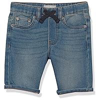 Boys' Pull-on Denim Shorts, 5-Pocket Style & Drawstring Closure