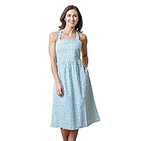 Hope & Henry Women's Short Sleeve Organic Cotton Dress