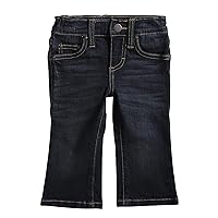 Wrangler Baby Boys' Five Pocket Boot Cut Jean, Dark Blue, 3T