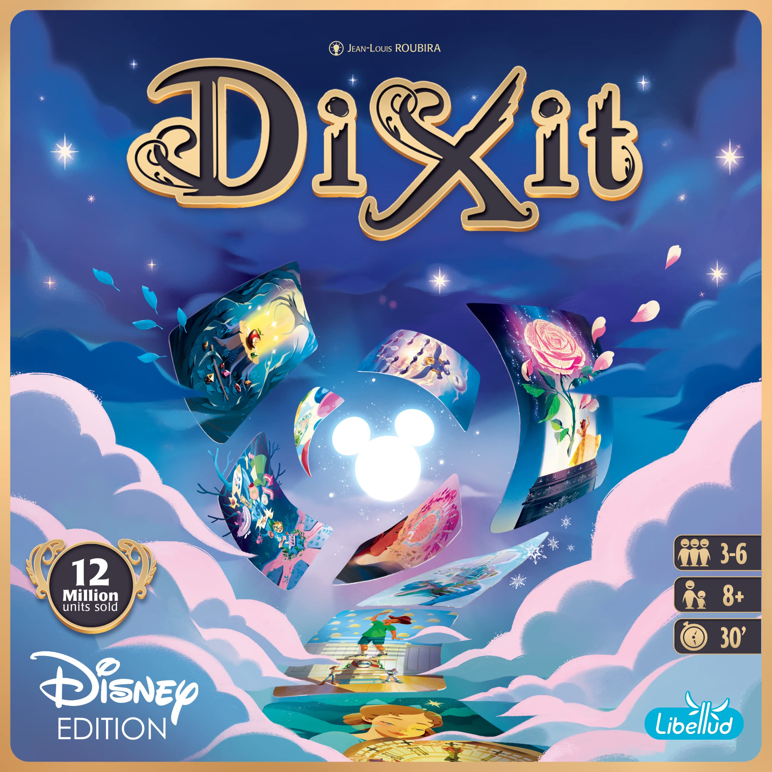 Dixit Disney Edition Board Game - Storytelling Game for Kids and Adults, Fun Game for Family Game Night, Creative Kids Game, Ages 8+, 3-6 Players, 30 Minute Playtime, Made by Libellud