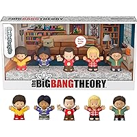 Little People Collector The Big Bang Theory TV Show Special Edition Set in a Display Box for Adults & Fans, 5 Figures​