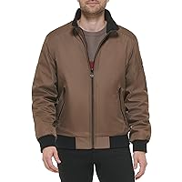 Calvin Klein Men's Winter Coats-Sherpa-Lined Hooded Soft Shell Jacket