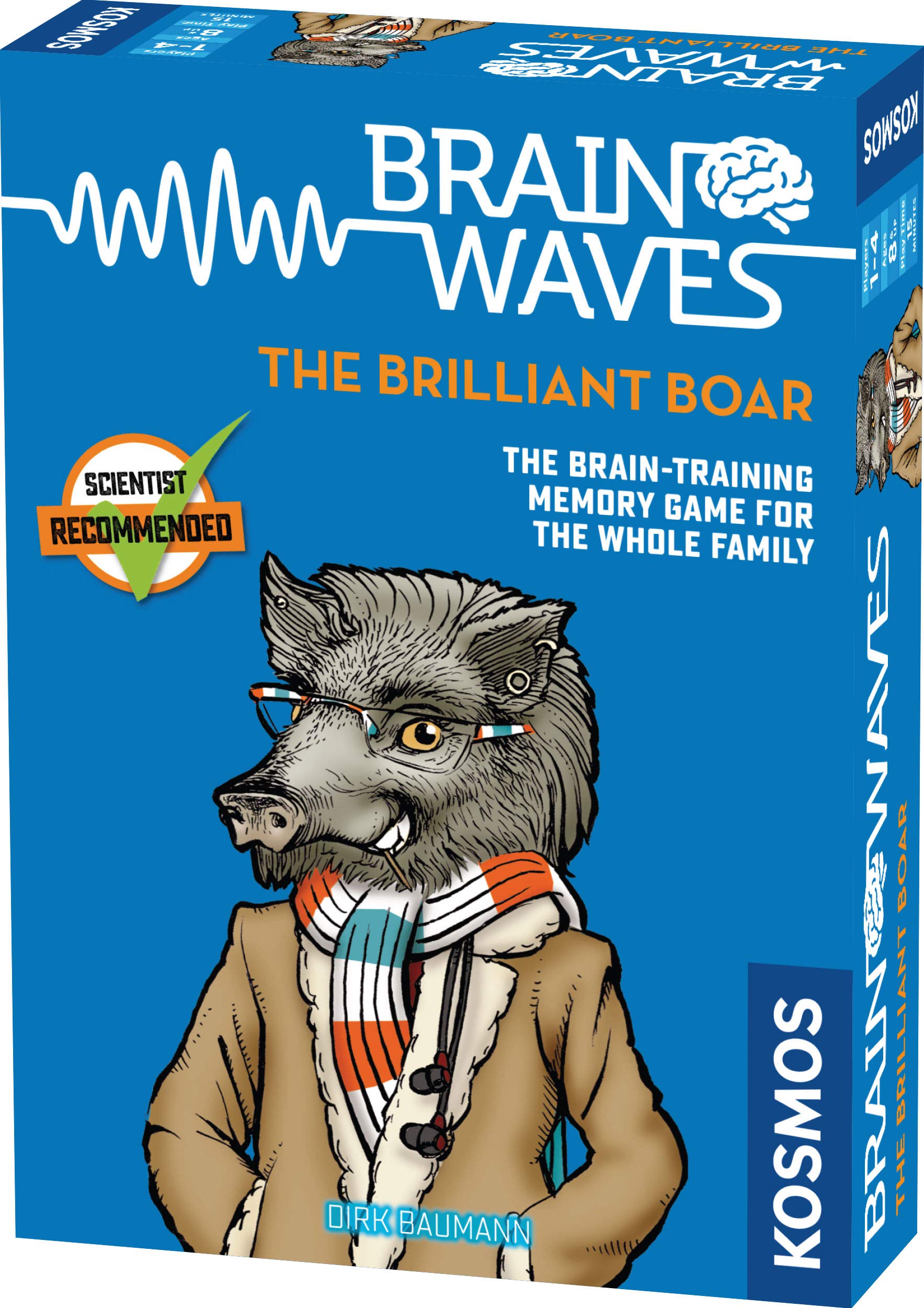 Brainwaves: The Brilliant Boar - A Kosmos Game from Thames & Kosmos | Fun, Scientist Approved, Family-Friendly Games to Sharpen Your Mind & Train Your Brain, for Ages 8+