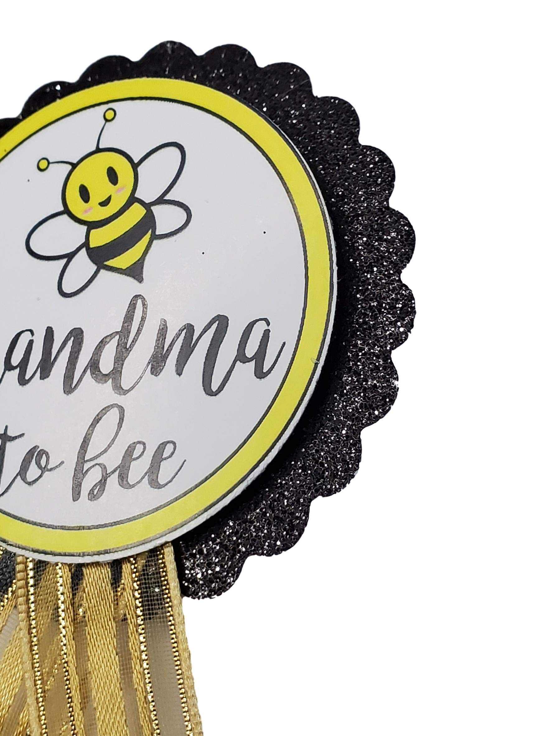 Grandma to Be Pin Baby Shower Bee Badge for Nona to wear Sprinkle Gender Reveal by Amy's Bubbling Boutique