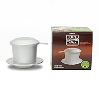 Vietnamese Aluminum Coffee Filter, Pour Over Dripper Style, Slow Drip Cafe Maker