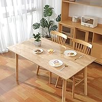 Rectangle 1.5mm & 2mm Thick Crystal Clear Table Top Protector Plastic Transparent PVC Tablecloth Kitchen Dining Room Wood Furniture Protective Cover (28 x 48 Inches, 1.5mm)