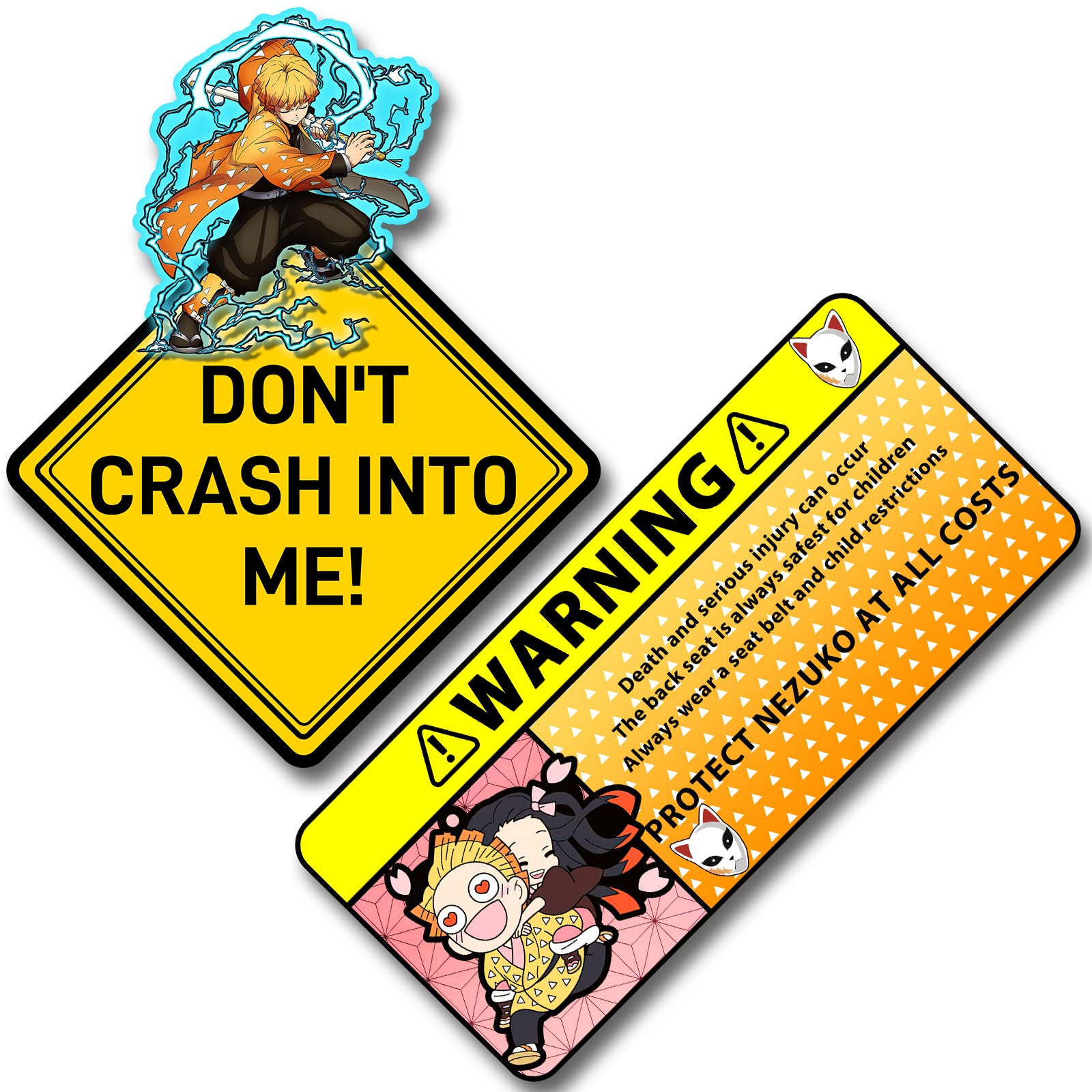 EARLFAMILY 13cm x 7.5cm Himiko Toga My Hero Academia Warning Slap Stickers  Anime Vinyl Car Sticker Window Decal Car Accessories - AliExpress