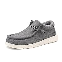 Bruno Marc Men's Slip-on Faux Fur Lined Loafers Casual Shoes