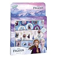 Disney Frozen Sticker Set, 3 Pages and Cardboard Scenery Setter, for Creativity, Scrapbooking or Decorating. Suits Ages 3 Years +