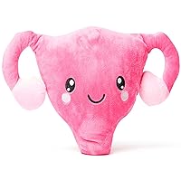 nerdbugs Uterus Plush - Who Put The Cuter-us in Uterus?- Get Well Gift/Hysterectomy/Endometriosis/Gynecologist Education/Surgeon Education, Health Education Gift/Post Surgery Gift