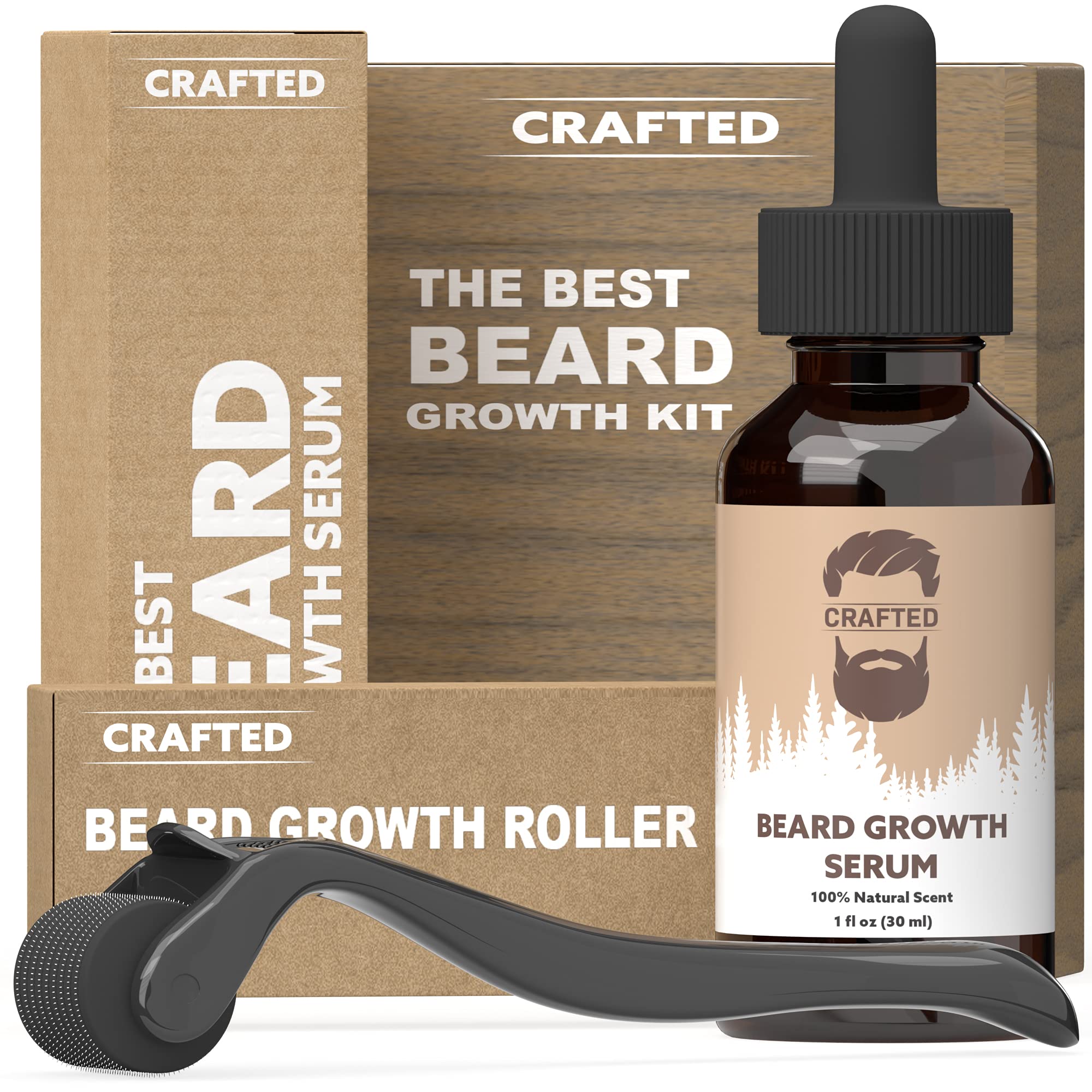 Mua Beard Growth Kit - Hair Growth & Hair Serum - Beard Growth Oil and  Beard Roller - Hair Growth for men - Stimulate Beard Growth with our Beard  Serum and Growth