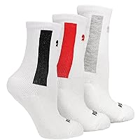 Puma Kids Boys 3-Pack Boys Terry Crew Socks Casual Casual Breathable - White