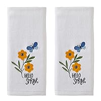 SKL Home Hello Spring Flowers 3D Hand Towel Set